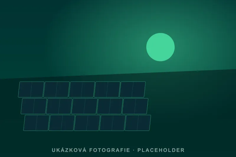 Fotografie 1 z realizace Výrobní hala Liberec — 29 kWp na ploché střeše